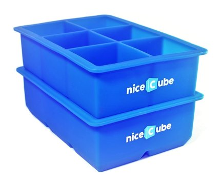 niceCube Mini Ice Cube Trays - 2 Tray Set - 160 Small  